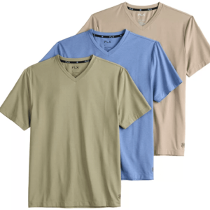 Solid-color-sj-menz-v-neck-t-shirt
