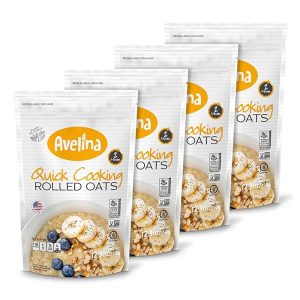 Avelina Quick Cooking Rolled Oats Canister 510gr (USA)