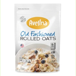 Avelina Quick Cooking Rolled Oats 510gr Canister – Premium Quality Breakfast Oats from England
