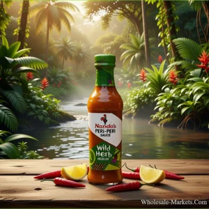 Nandos Peri Peri Wild Herb Medium Sauce 250g Bottle – South African Table Sauce