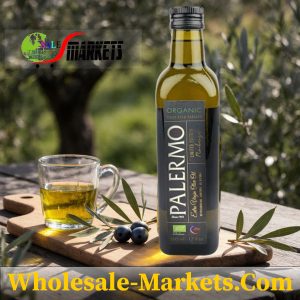 PALERMO Organic Extra Virgin Olive Oil Dark Marasca Glass Bottle