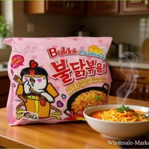 Samyang Carbonara Noodles 650gm (5x130g) Korean Creamy Spicy Ramen Pack