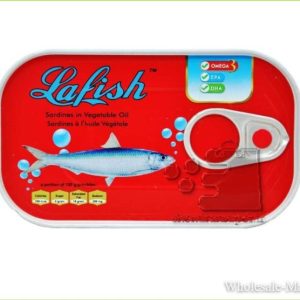 Lafish Sardines in Vegetable Oil 125g Imported from Indonesia