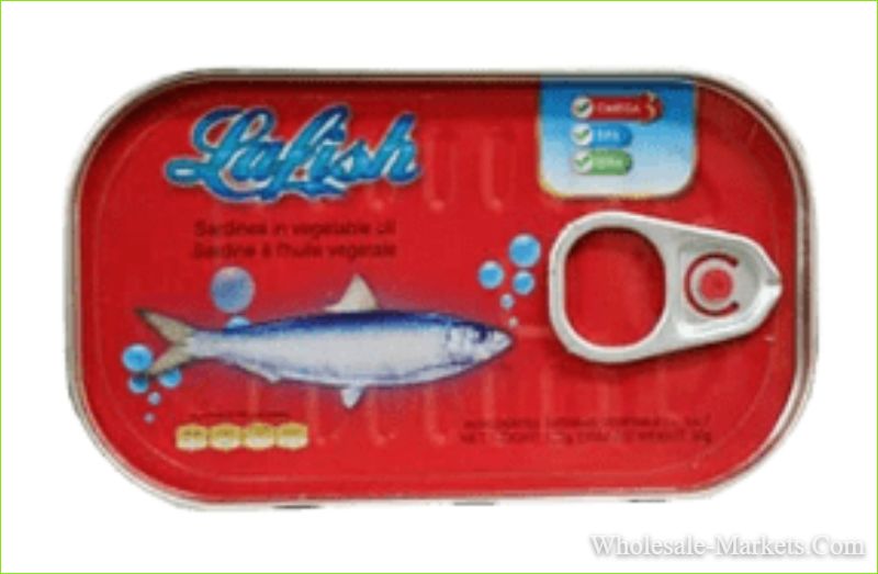 Lafish Sardines In Vegetale Oil 125g 4 Lafish Sardines in Vegetable Oil 125g Imported from Indonesia