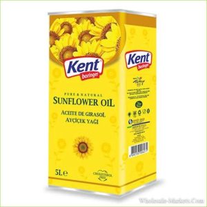 Kent Boringer Sunflower Oil 5 Liter Premium Cooking Oil from Turkey